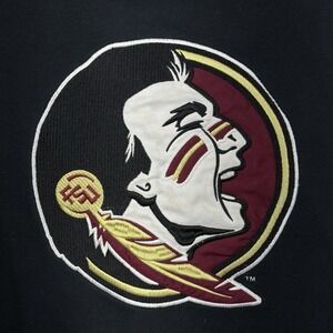 Florida State Seminoles Hoodie 2XL‎ Black Maroon Embroidered E5 Sweatshirt